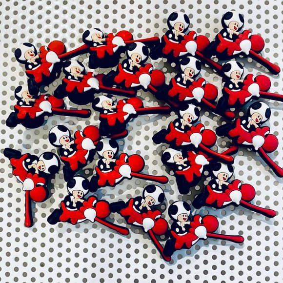 Lot of 20 Super Mario Character Shoe Charms + FREE Gift w/ALL orders (HYB018-17) - Picture 1 of 2